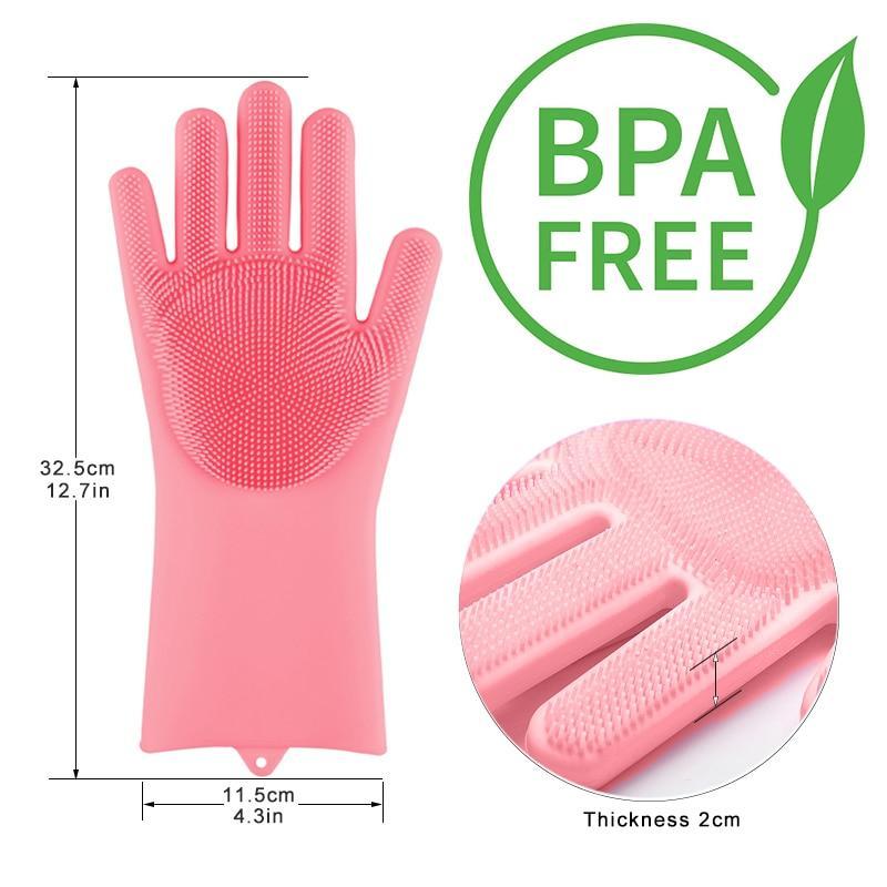 Multifunction Magic Silicone Dish Washing Gloves