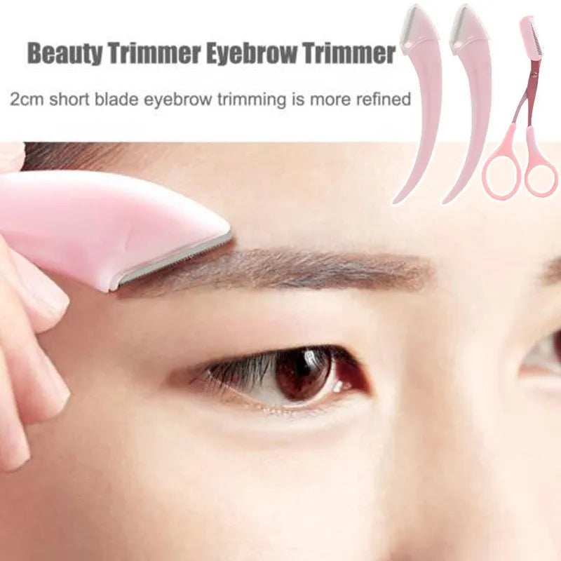 Eyebrow Trimming Scissors With Comb